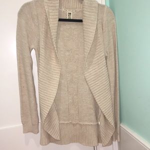 Light tan Roxy cardigan